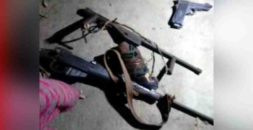 ग्रामीणों ने उग्रवादियों को खदेड़ा,एक को दबोचा हथियार के साथ पुलिस को सौंपा