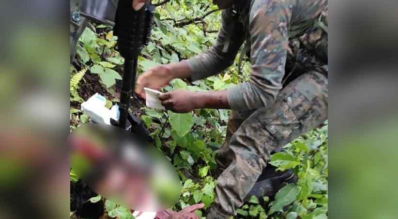 नक्सल अभियान के दौरान IED ब्लास्ट,कोबरा बटालियन का जवान घायल