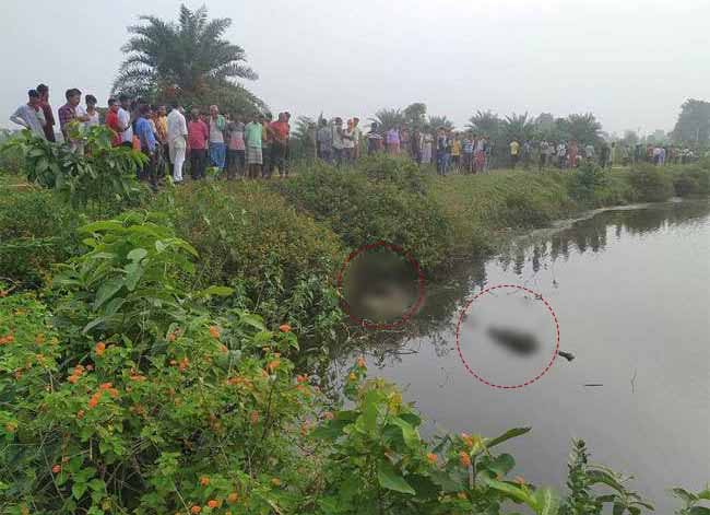 दो दिन से लापता 2 युवकों का शव तालाब से बरामद,इलाके में फैली सनसनी