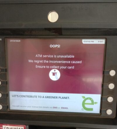 शहर के अधिकतर ATM ख़राब,एक से दूसरे एटीएम भटकते रहे लोग